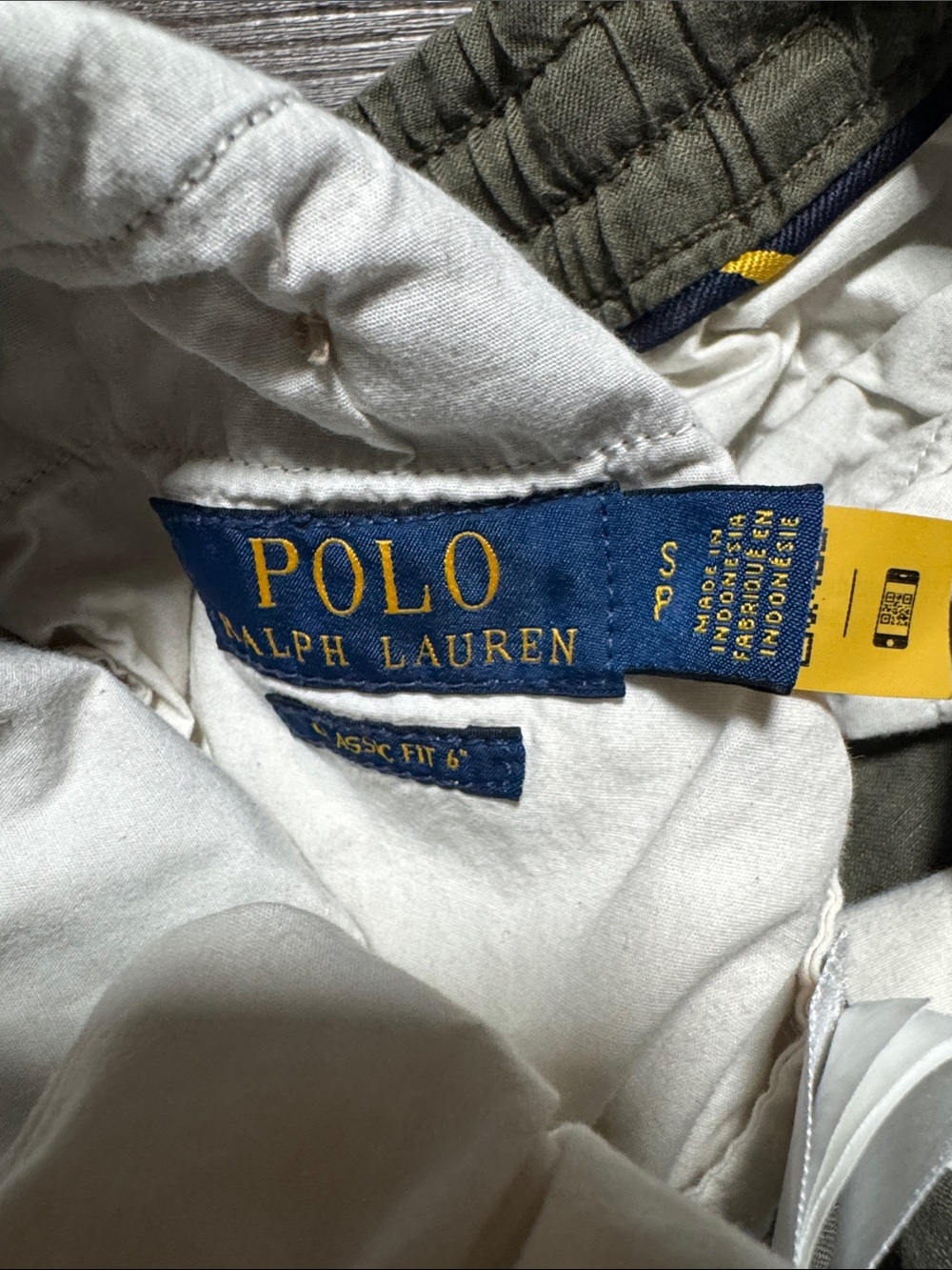 Polo by Ralph Lauren Olive Green Drawstring Men's Shorts - Picture 6 of 7